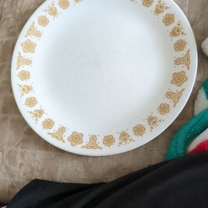 Single Vintage Corelle Butterfly Gold 8 1/2 Inch Desert/Salad Plate